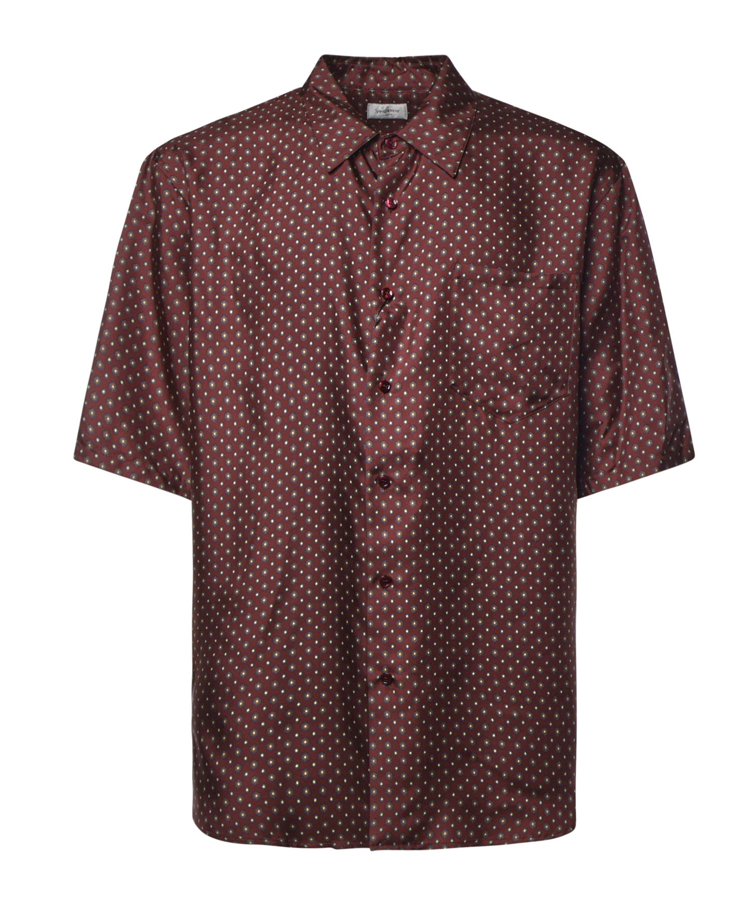 Camicie CHEMISE BOXY POCHE PLAQUEÉ A001Q0 Y8J99 6157 6157 SAINT LAURENT