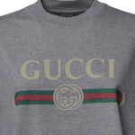 T-shirt S/S REGULAR T-SHIRT COTTON MEL  GRAPHITE 865015 XJH1R 1230 1230 GUCCI