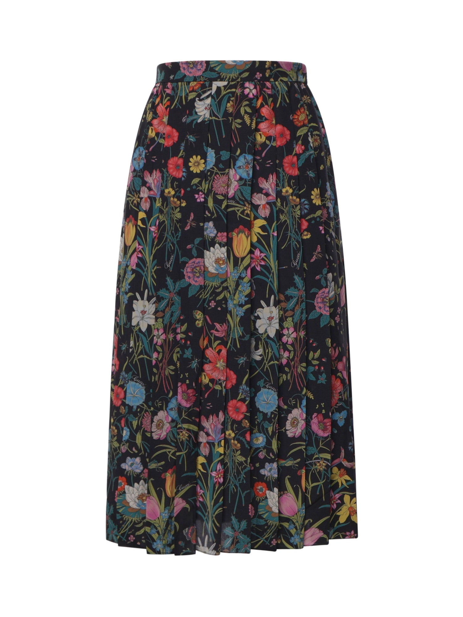 Gonne SKIRT CDC MACRO FLORA BLACK 865115 ZAU22 1066 1066 GUCCI
