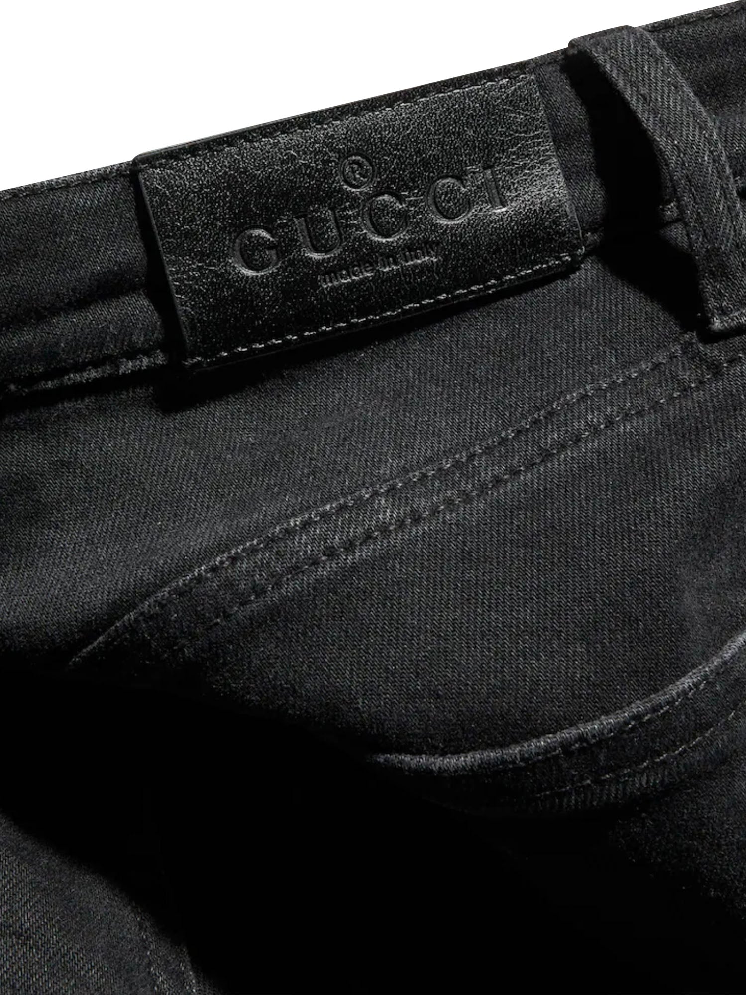 Pantaloni MID SKINNY SPLIT PAN BLACK DEN BLACK 865596 XDDHR 1000 1000 GUCCI