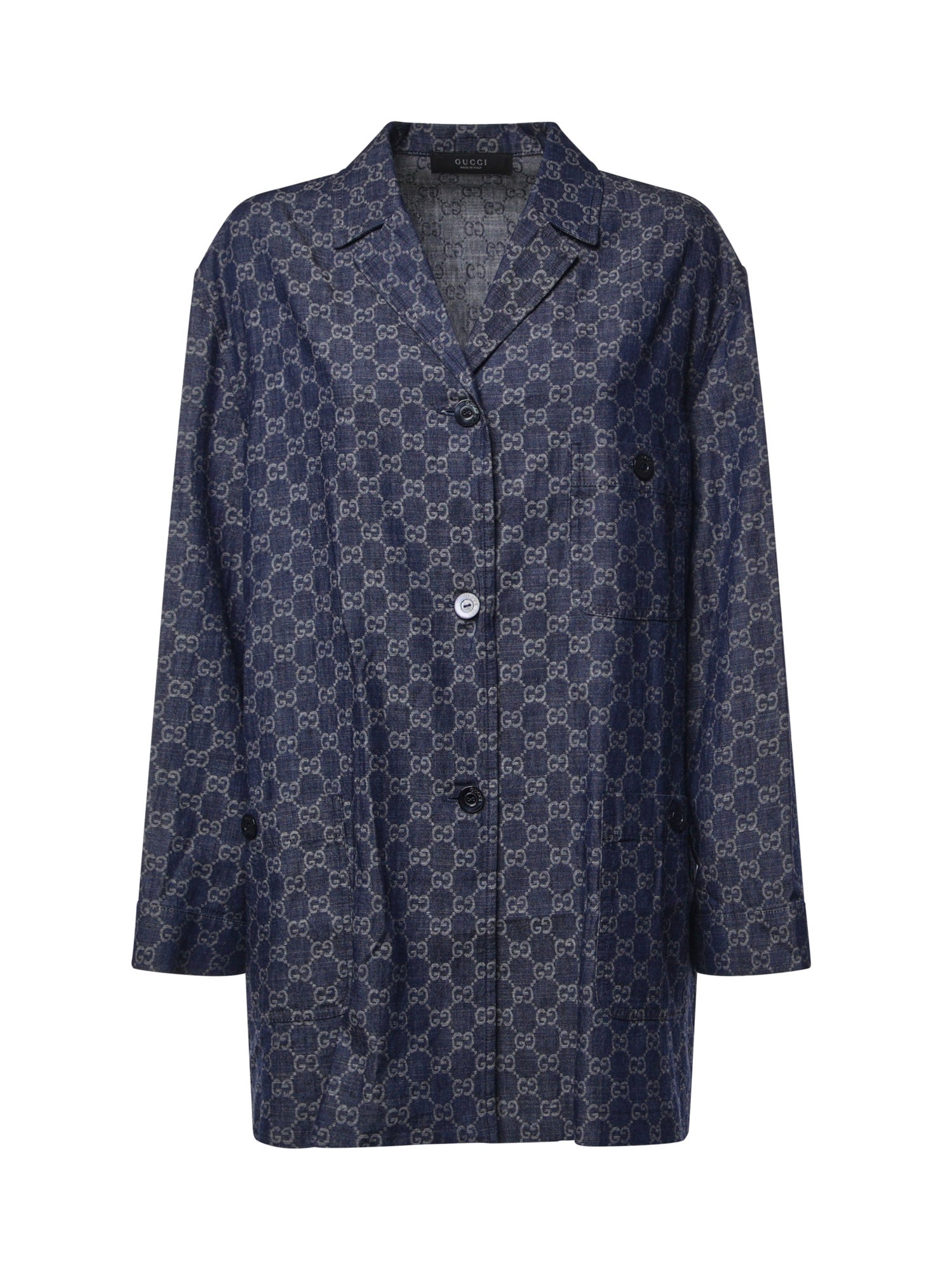 Giacca JKT LIGHT DENIM GG JACQUARD MIDNIGHT BLUE 875438 XDDG3 4011 4011 GUCCI
