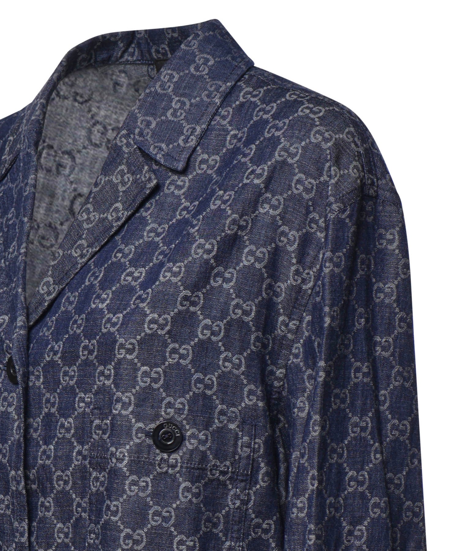 Giacca JKT LIGHT DENIM GG JACQUARD MIDNIGHT BLUE 875438 XDDG3 4011 4011 GUCCI