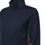 Felpa ZIP SWEATSHRT CTN JRS W/WEB SAPPHIRE 875656 XJHYN 4294 4294 GUCCI