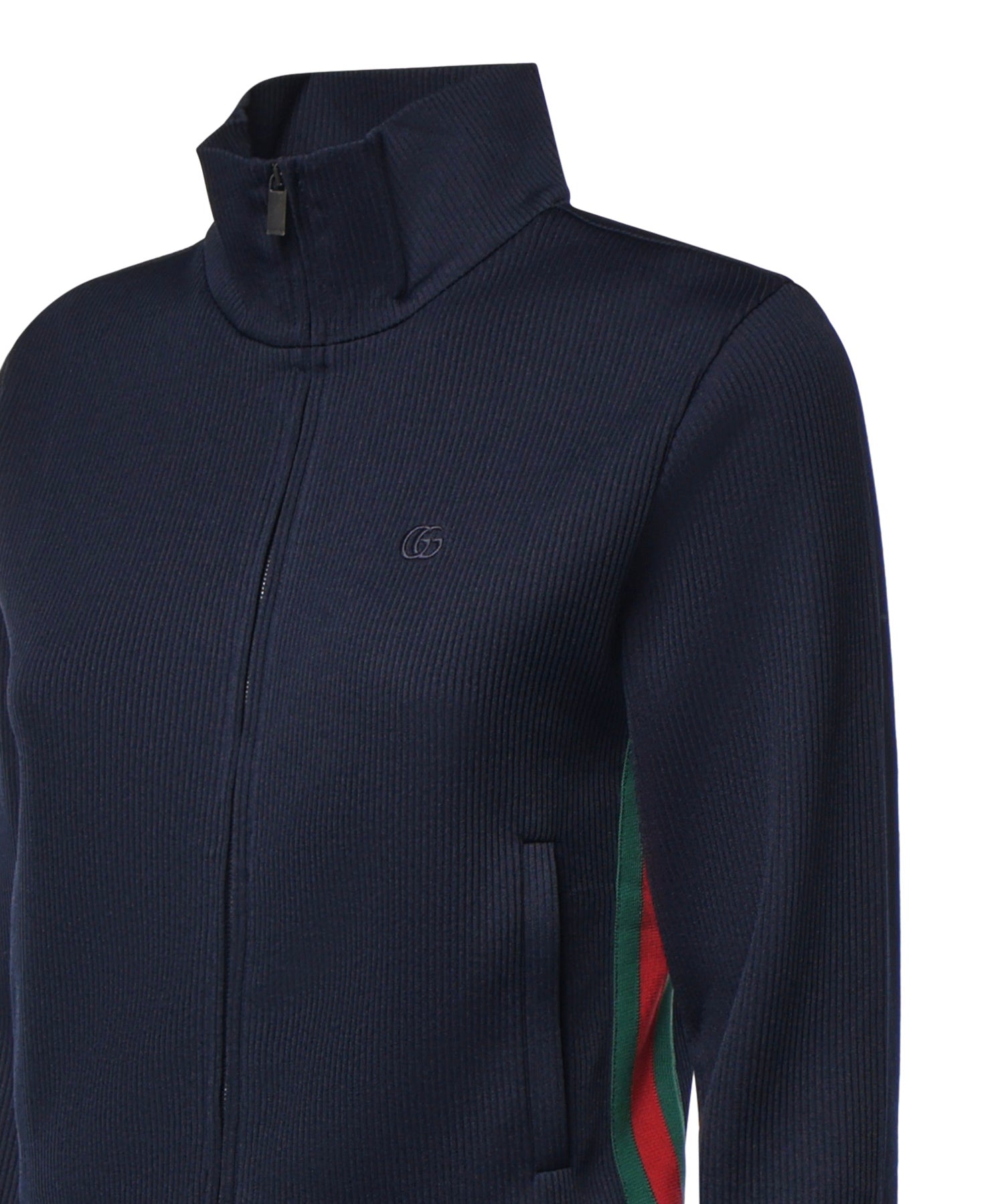 Felpa ZIP SWEATSHRT CTN JRS W/WEB SAPPHIRE 875656 XJHYN 4294 4294 GUCCI