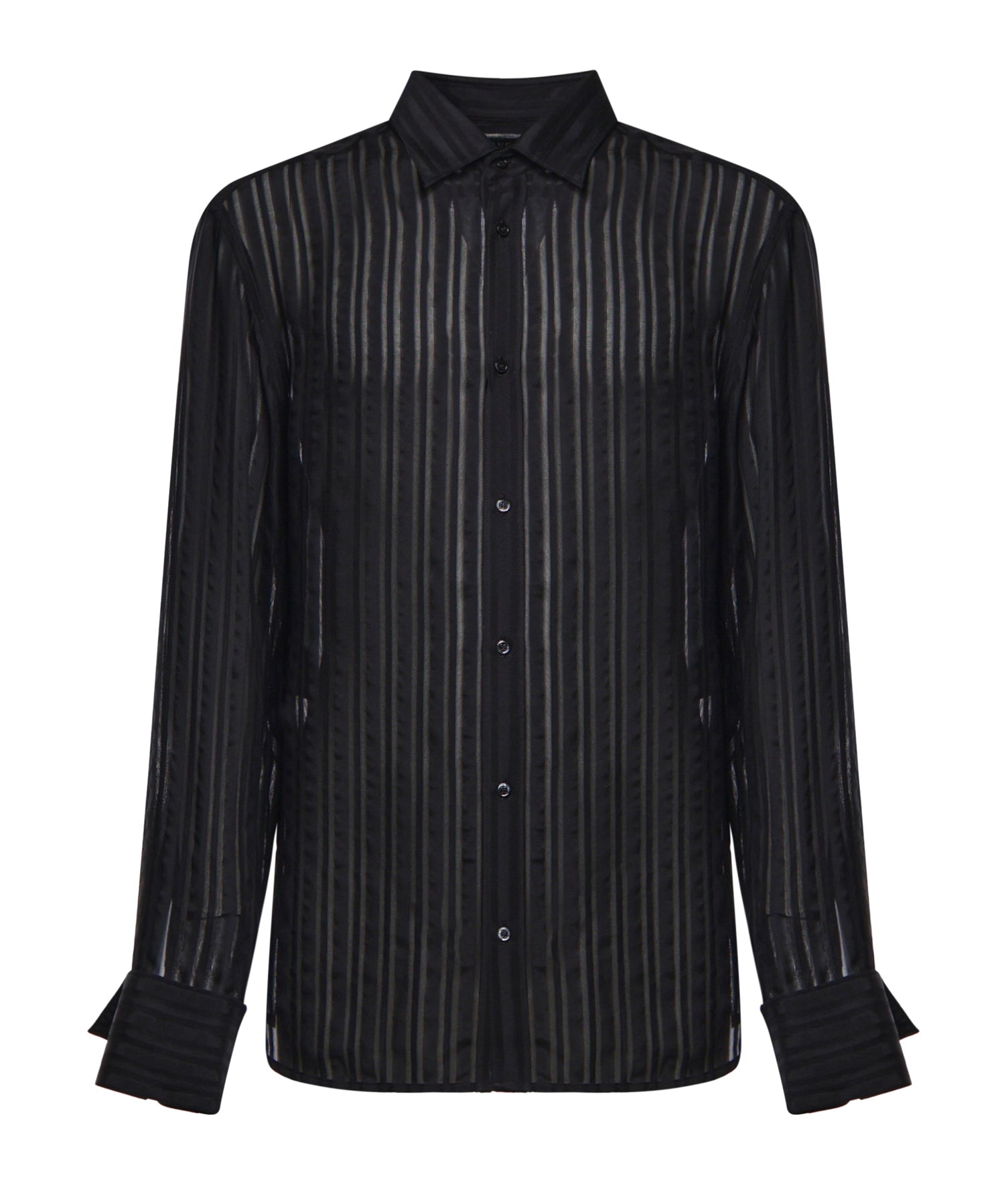 Camicie LIGHT SHIRT STRIPED SILK BLACK 865801 ZAU2C 1000 1000 GUCCI