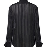 Camicie LIGHT SHIRT STRIPED SILK BLACK 865801 ZAU2C 1000 1000 GUCCI