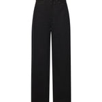 Pantaloni HIGH WAISTED CURVED PANTS BLACK PA1264 LD1055 BK999 BK999 LEMAIRE