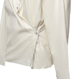 Camicie STRAIGHT COLLAR TWISTED SHIRT LIGHT CREAM SH1141 LF1500 WH048 WH048 LEMAIRE