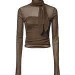 Top  BALLERINA FOULARD TOP CACAO TS0053 LJ1070 BR423 BR423 LEMAIRE