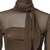Top  BALLERINA FOULARD TOP CACAO TS0053 LJ1070 BR423 BR423 LEMAIRE