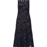 Abiti NAVY SPIRAL LACE MIDI DRESS AW26 043M N NAVY SELF-PORTRAIT