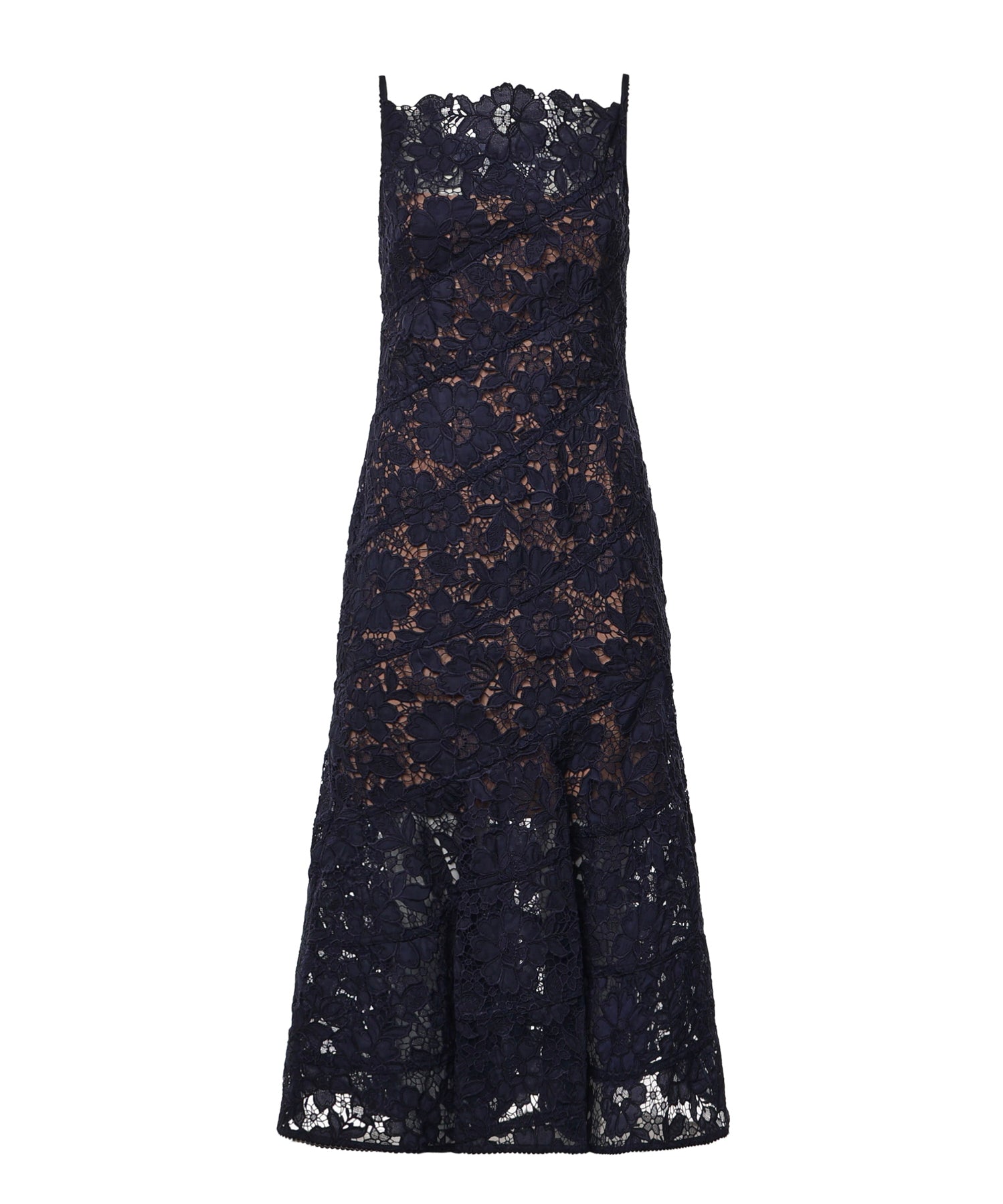 Abiti NAVY SPIRAL LACE MIDI DRESS AW26 043M N NAVY SELF-PORTRAIT