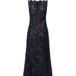 Abiti NAVY SPIRAL LACE MIDI DRESS AW26 043M N NAVY SELF-PORTRAIT