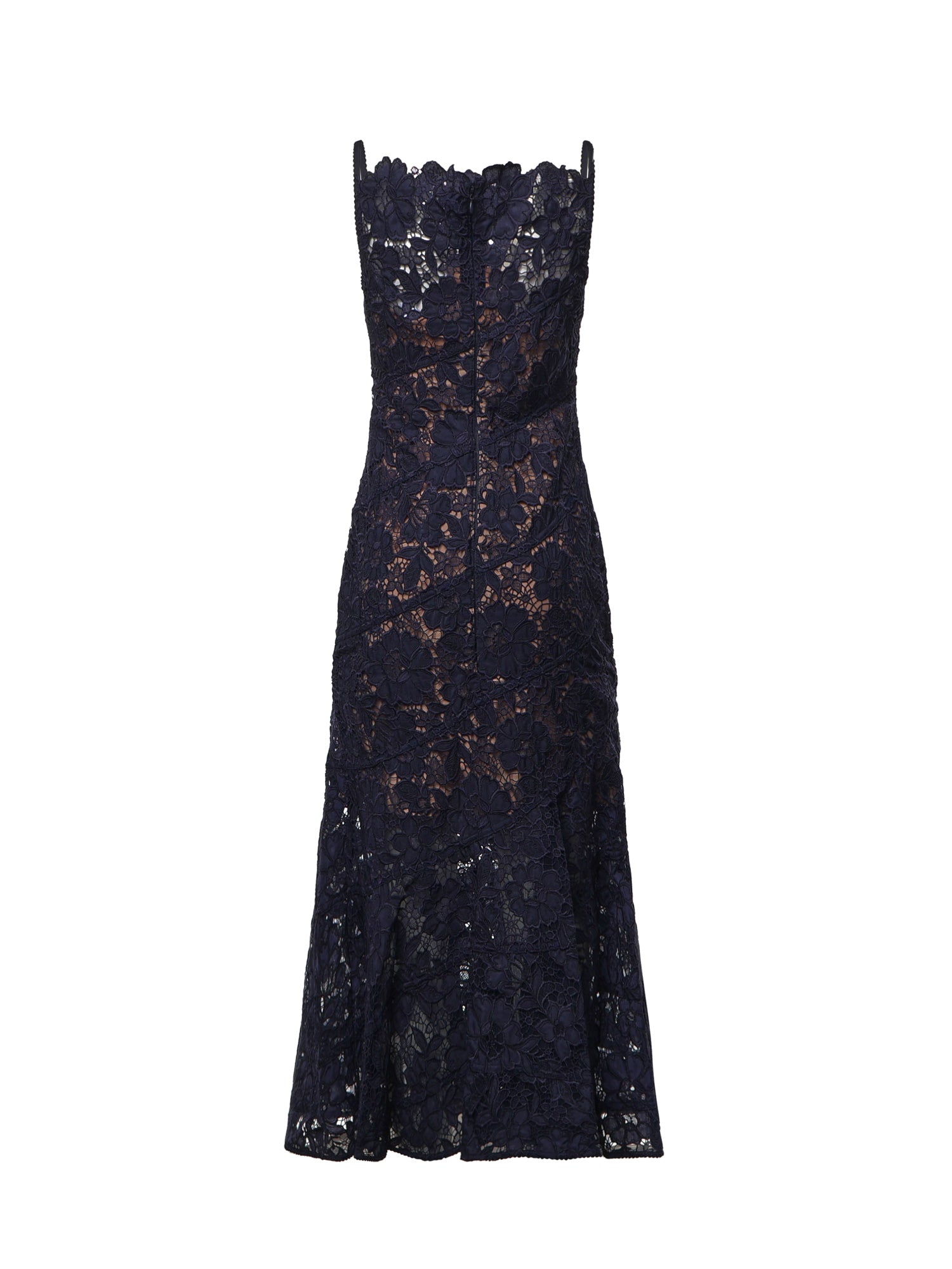Abiti NAVY SPIRAL LACE MIDI DRESS AW26 043M N NAVY SELF-PORTRAIT
