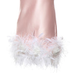 Abiti PINK TAFFETA FEATHER MINI DRESS AW26 006S P PINK SELF-PORTRAIT