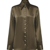 Top  IVY TOP DARK OLIVE 24823029 429 429 KHAITE