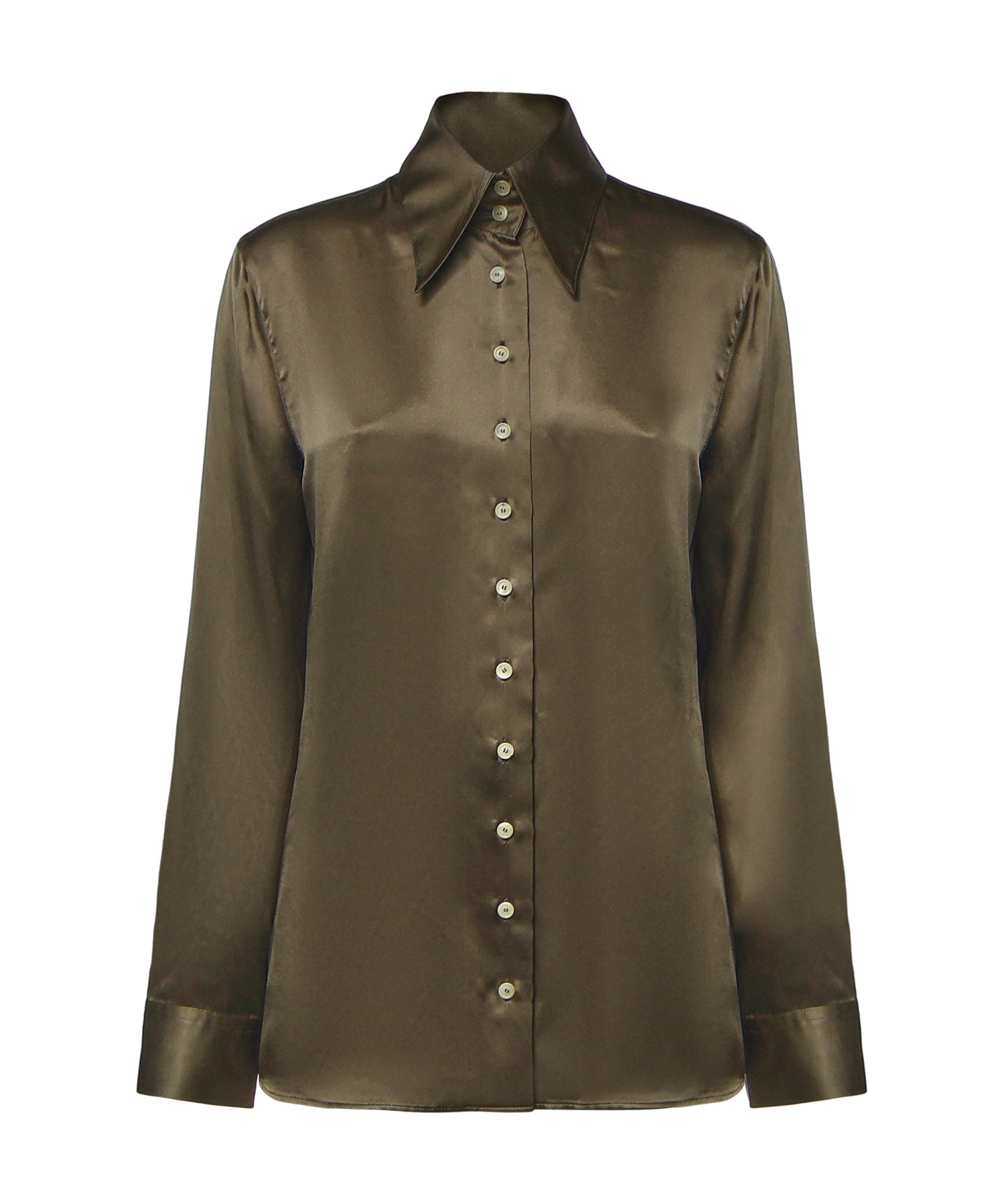Top  IVY TOP DARK OLIVE 24823029 429 429 KHAITE