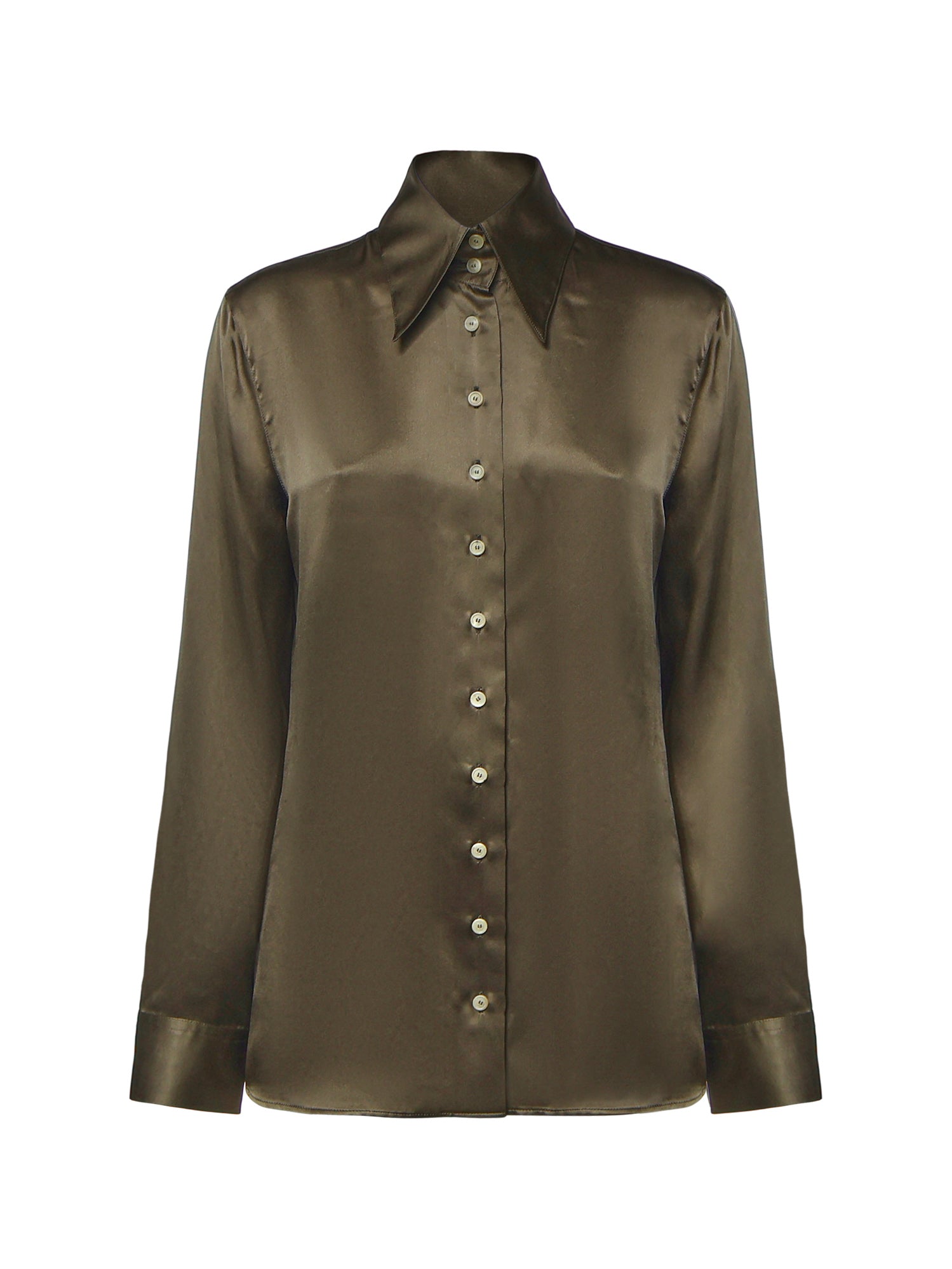 Top  IVY TOP DARK OLIVE 24823029 429 429 KHAITE