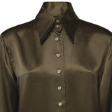 Top  IVY TOP DARK OLIVE 24823029 429 429 KHAITE
