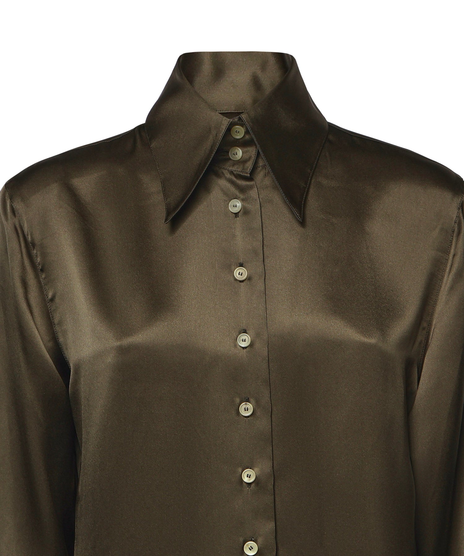 Top  IVY TOP DARK OLIVE 24823029 429 429 KHAITE