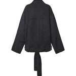 Giubbini  ALDER JACKET CHARCOAL 6239547 205 205 KHAITE
