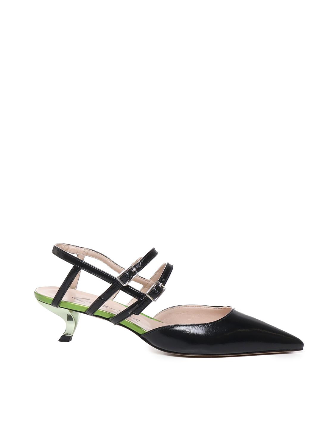 Scarpe con punta e cinturini ANNA S2403 VERLUXNERO ALCHIMIA 