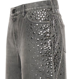 Jeans Melody in denim con borchie GWP02079 P00234860100 GOLDEN GOOSE 