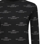 Maglione con logo all-over 812576 T17241269 BALENCIAGA 