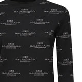 Maglione con logo all-over 812576 T17241269 BALENCIAGA 