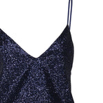Abito Luce con piume ABITO LUCE -BLUE THE ARCHIVIA 