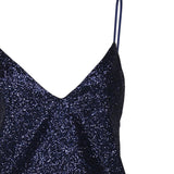 Abito Luce con piume ABITO LUCE -BLUE THE ARCHIVIA 