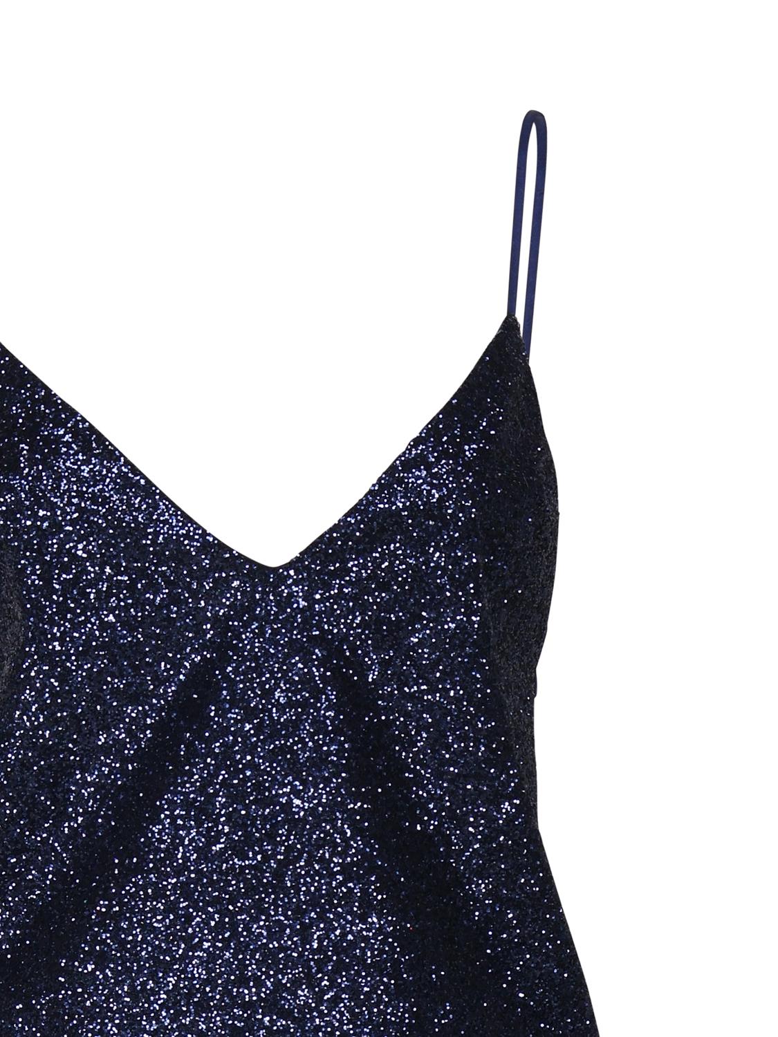 Abito Luce con piume ABITO LUCE -BLUE THE ARCHIVIA 