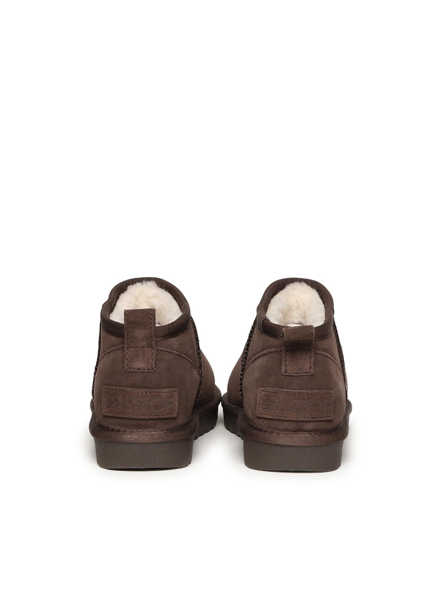 Stivale basso in pelle scamosciata HC.YW078 MOKA COLORS OF CALIFORNIA 