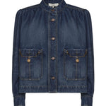 Giacca arricciata in denim CH26SDV09258 4A1 CHLOÉ 