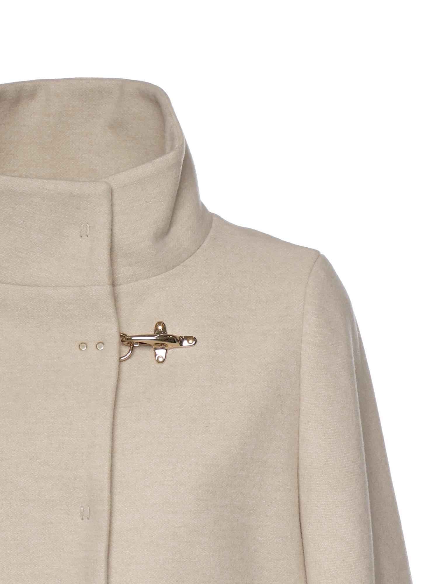 Cappa in panno di lana mélange NAW12514490XMY C002 FAY 