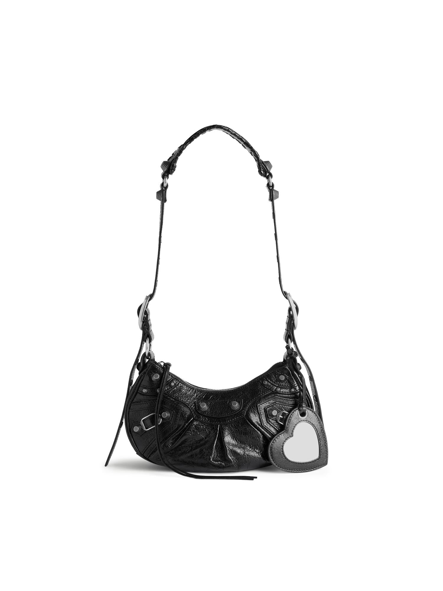 Borsa a tracolla Le Cagole XS in pelle 671309 1VG9Y1000 BALENCIAGA 