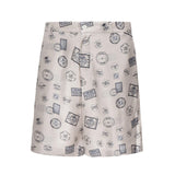 Pantaloncini in seta con stampa FB1014 AUVPF0YPK FENDI 