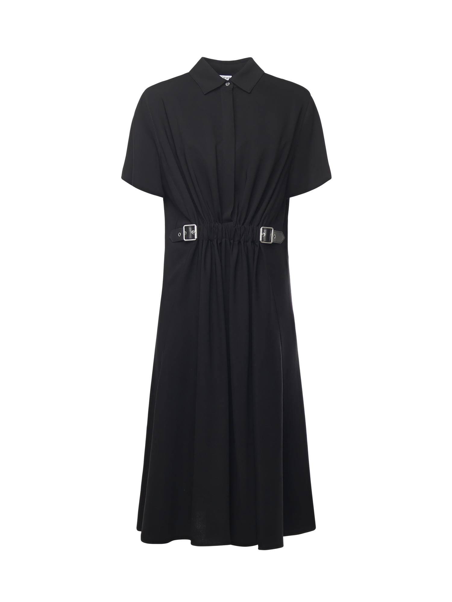 Abito con cintura in viscosa stretch S540Y09XTW 1100 LOEWE 