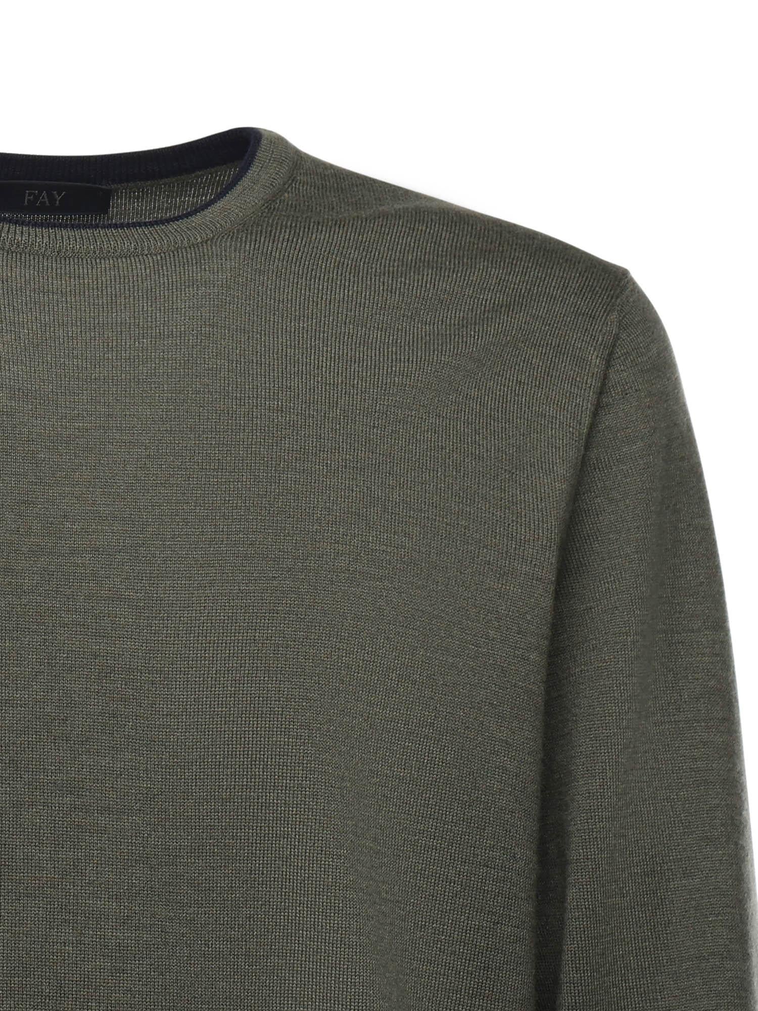 Pull girocollo in lana<BR/> NMMC1512230WJF 7C46 FAY 
