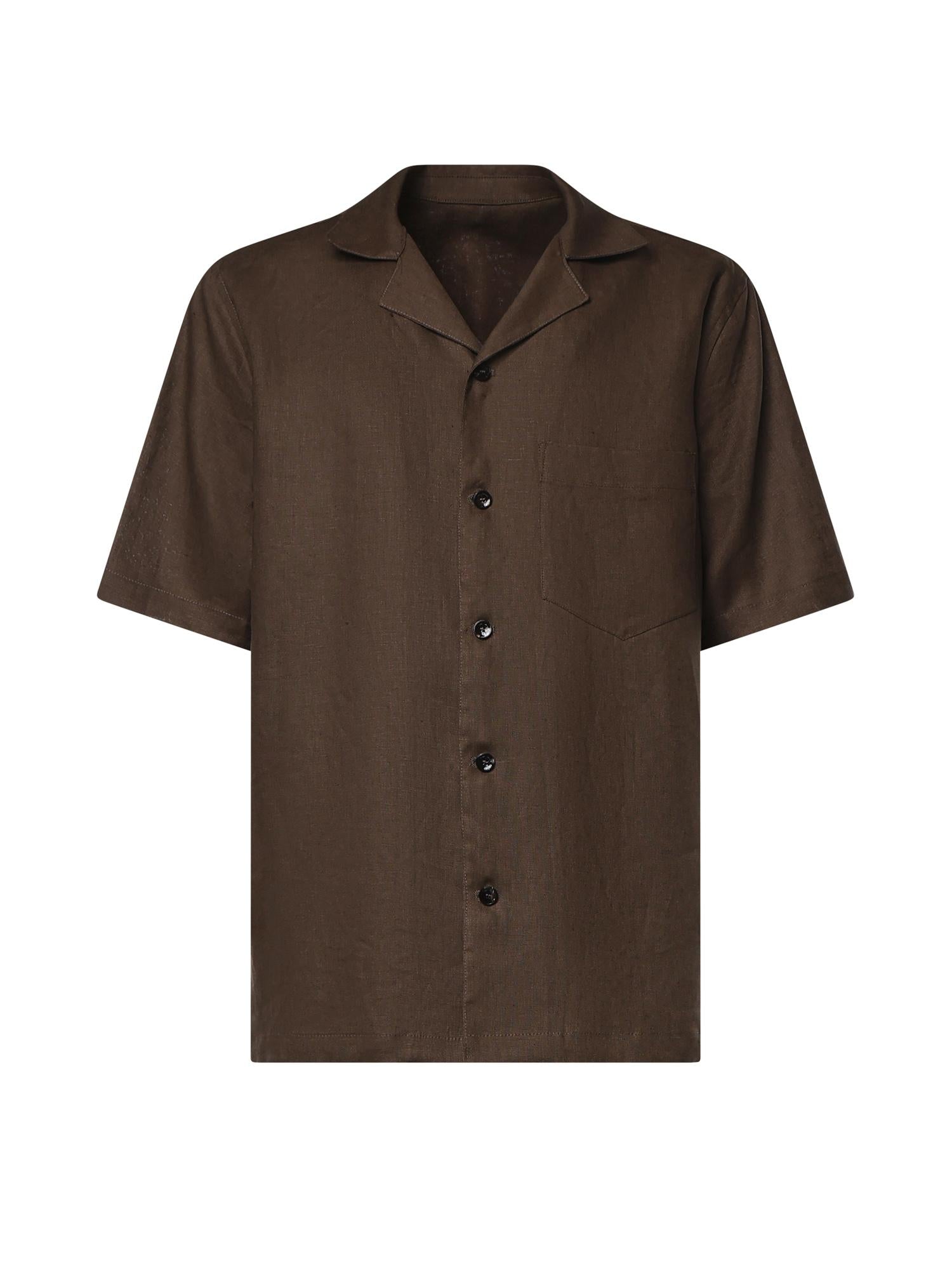 Camicia Mc-Dale in lino MCDAL3259S26 194 MICHAEL COAL 