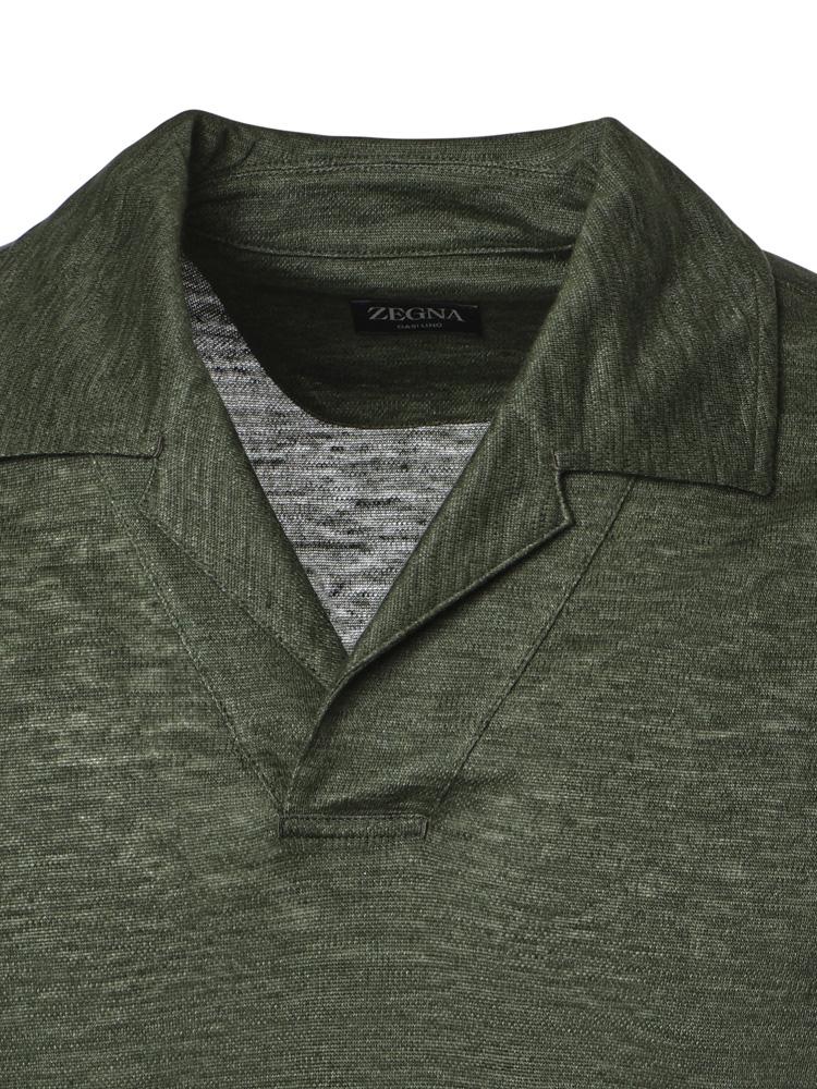 Polo in Oasi lino UH352A3 H747312 ZEGNA 