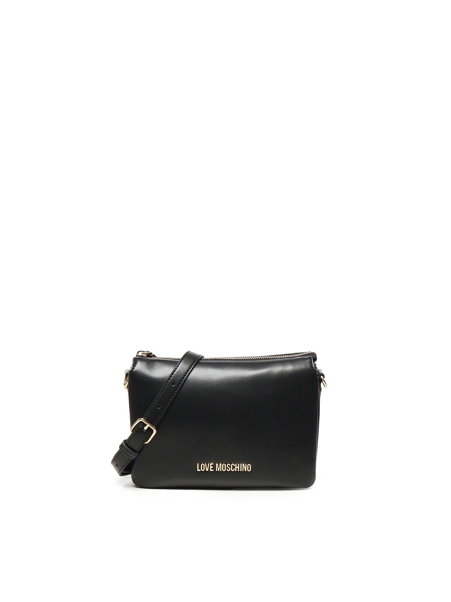 Borsa a tracolla con logo<BR/> JC4075PP1NLF0 000 LOVE MOSCHINO 