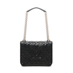 Borsa a spalla trapuntata con logo<BR/> JC4000PP1LLA0 00A LOVE MOSCHINO 