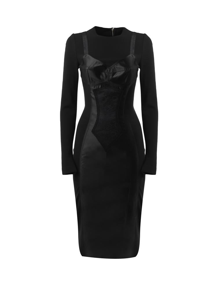 Abito midi in jersey F6ARFT FUGKFN0000 DOLCE & GABBANA 