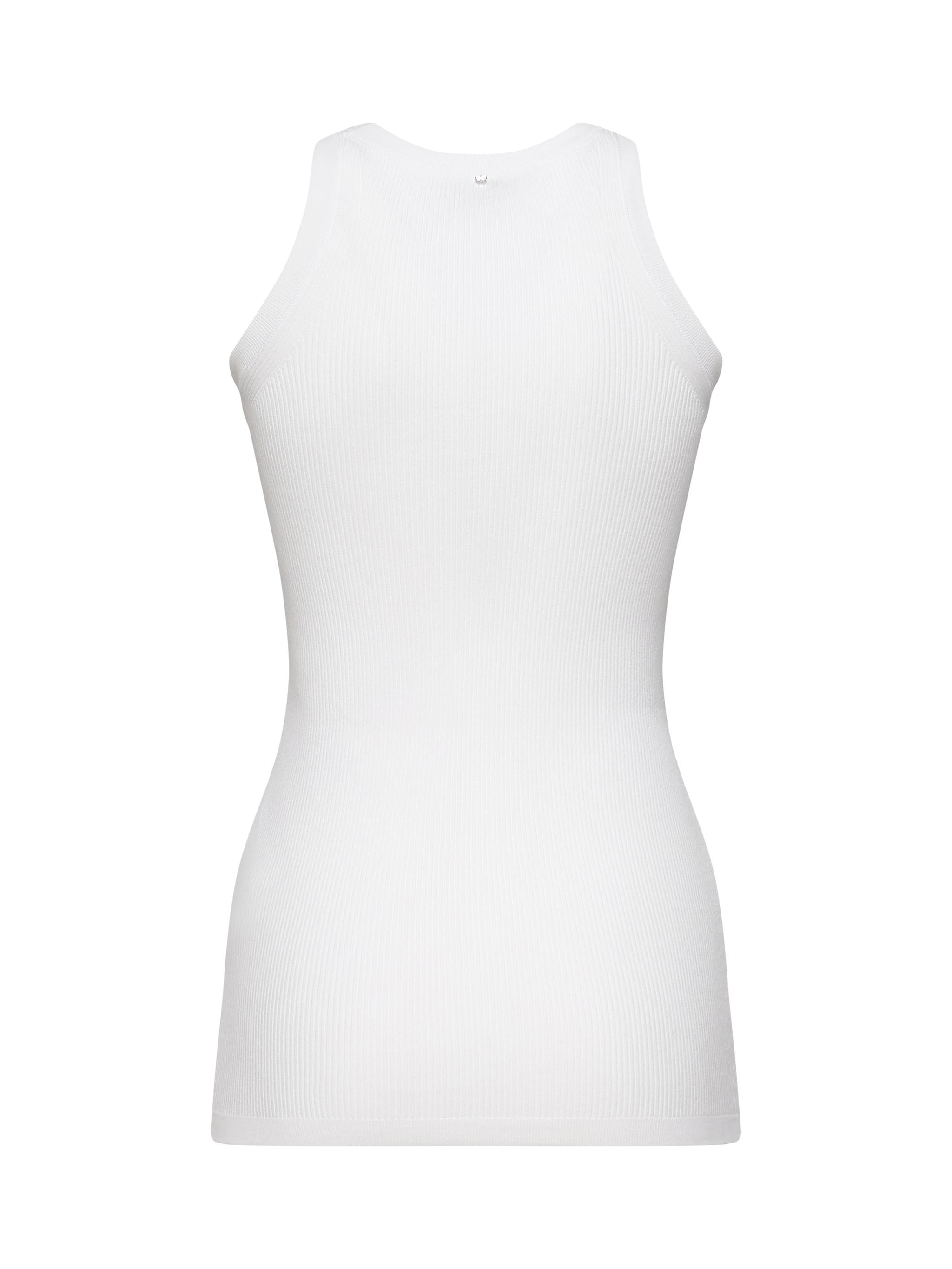 Canotta in viscosa a costine<BR/><BR/> 2512361072600 001 SPORTMAX 