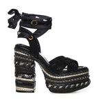 Sandali Chelsea Scarf Platform 4352405609 BLACK KURT GEIGER 