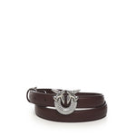 Cintura in pelle con logo 105876 A0F1LA7N PINKO 