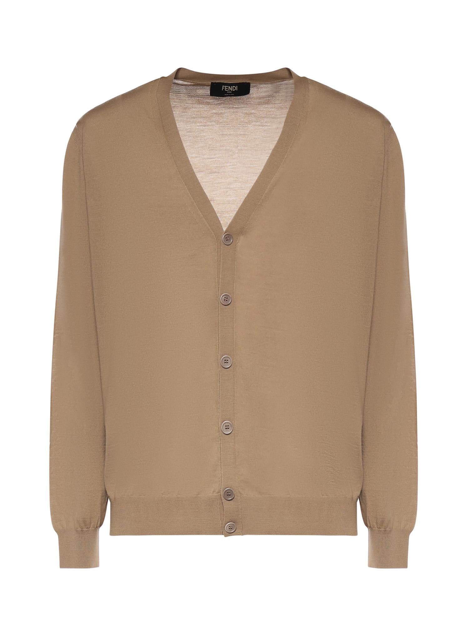 Cardigan in lana leggera FZC491 AR88F0TZ8 FENDI 