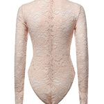 Body in pizzo floreale PF26138BS BG SELF-PORTRAIT 