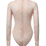Body in pizzo floreale PF26138BS BG SELF-PORTRAIT 